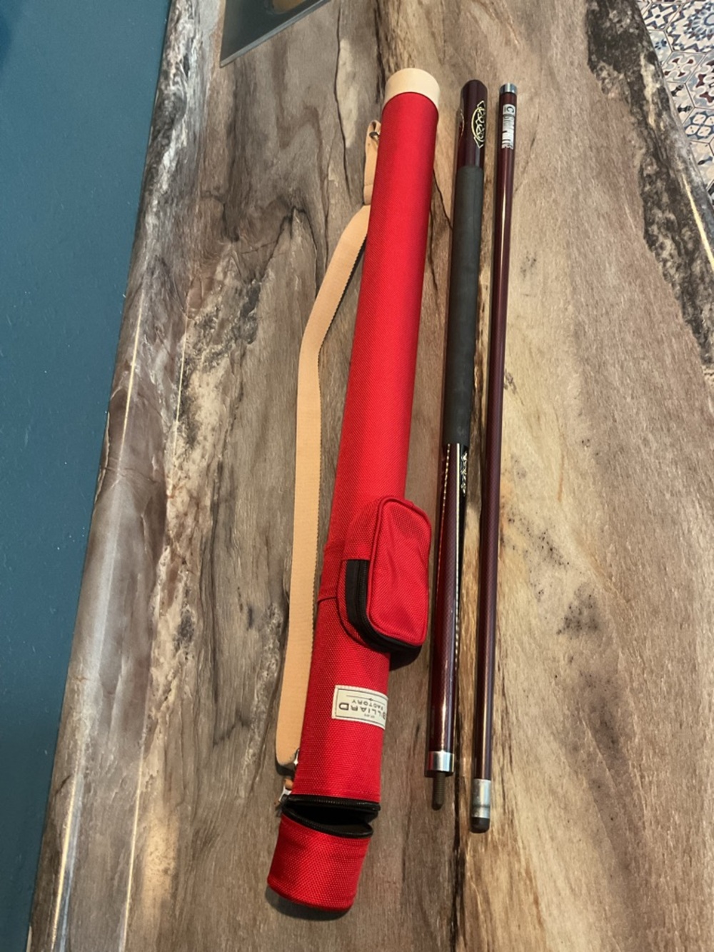 Graphite Pool Stick With Billiard Factory Case See Description